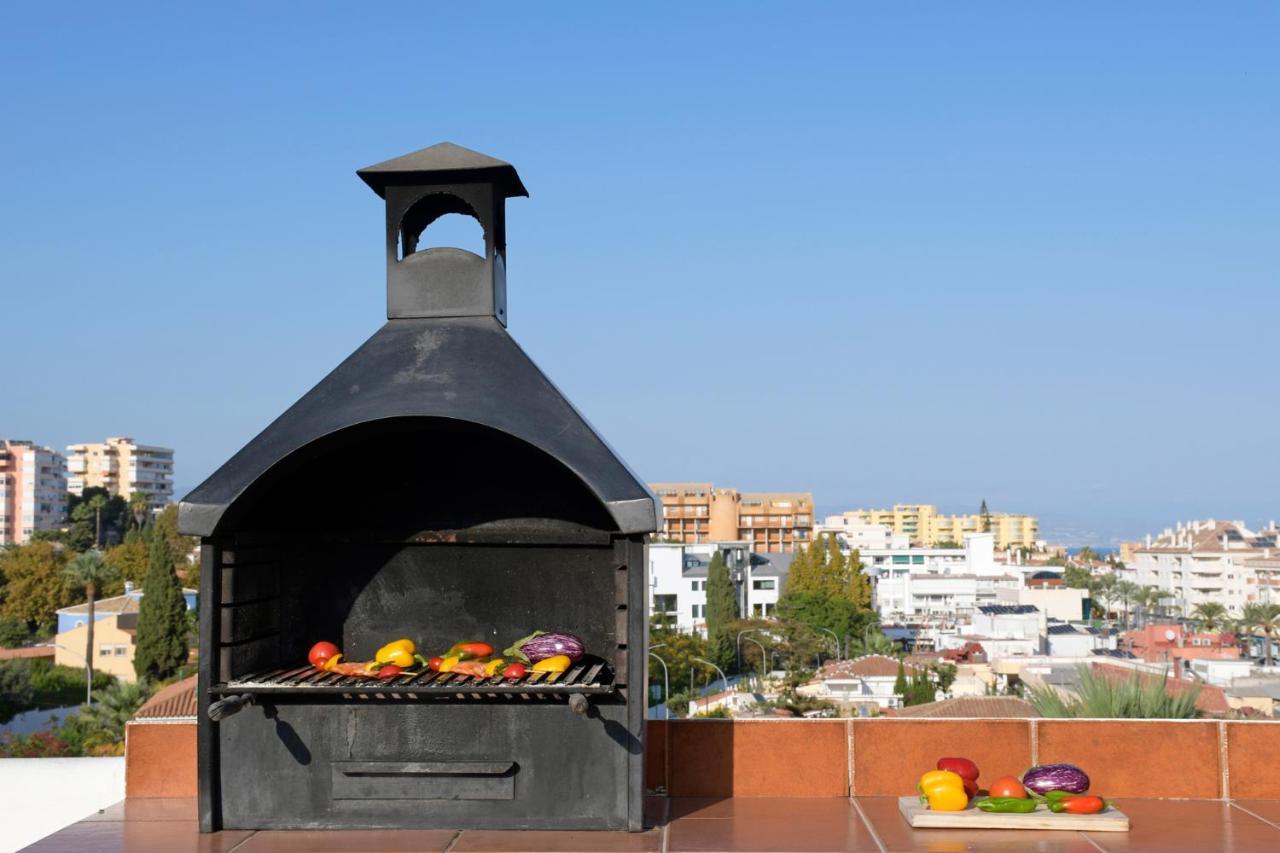 Ferienwohnung Isla De Benalmadena 1, Jacuzzi, 80M From The Sea, Ac, Bbq, Private Parking, Big Terrace Exterior foto
