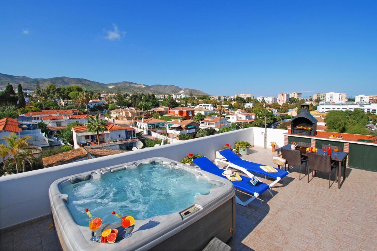 Ferienwohnung Isla De Benalmadena 1, Jacuzzi, 80M From The Sea, Ac, Bbq, Private Parking, Big Terrace Exterior foto