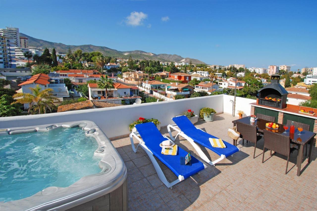 Ferienwohnung Isla De Benalmadena 1, Jacuzzi, 80M From The Sea, Ac, Bbq, Private Parking, Big Terrace Exterior foto